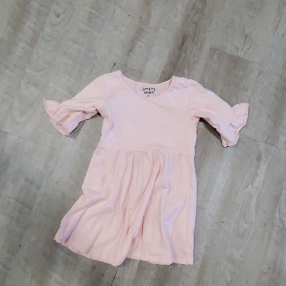 Girl pink dress